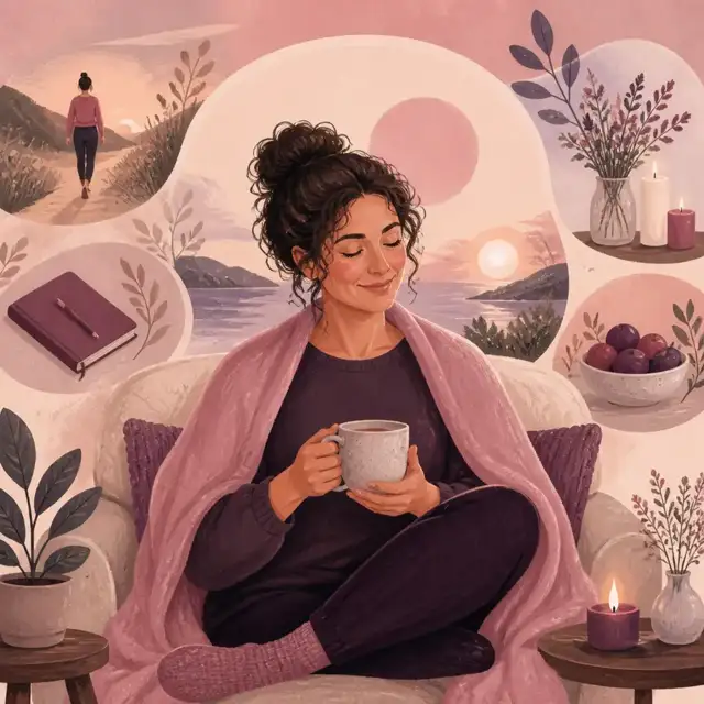 Editorial illustration for the Living with health conditions that affect your every day guide