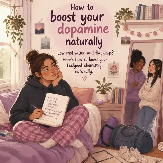 Editorial illustration for the How to support your dopamine naturally guide