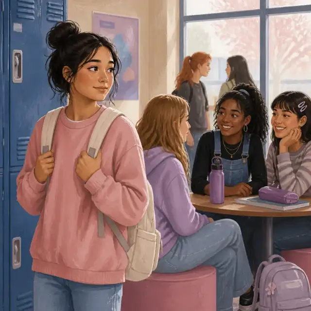Editorial illustration for the How to make new friends guide