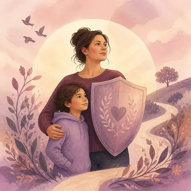 Editorial illustration for the SEN parenting: fighting for your child and surviving the fight guide